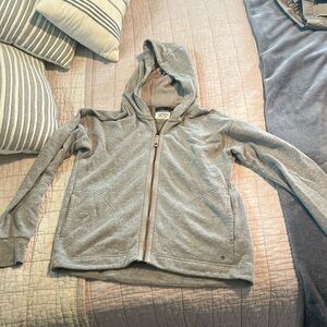 Prana Tan Zip Up Hoodie